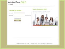 Tablet Screenshot of marketzonegold.com